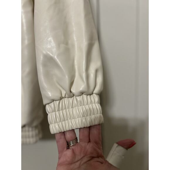 Anthropologie Cream Bomber Jacket - Picture 7 of 16